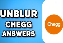 chegg unblur