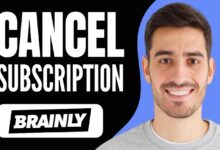 how to cancel brainly subscription