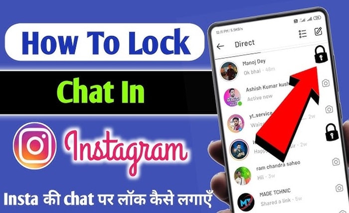 aking in chat lock instagram